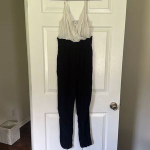 Small black and white jumpsuit